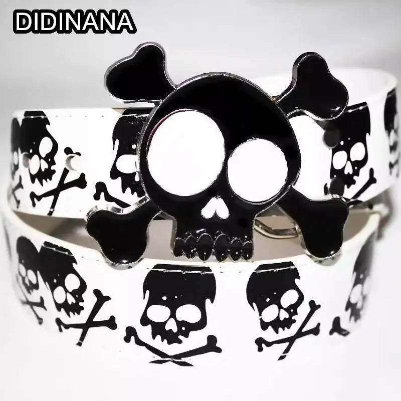 Women Men Gothic punk Harajuku belt men's belt Millennium y2k Spicy Girl Couple Style Lovers style rivet Goth Belts Gift