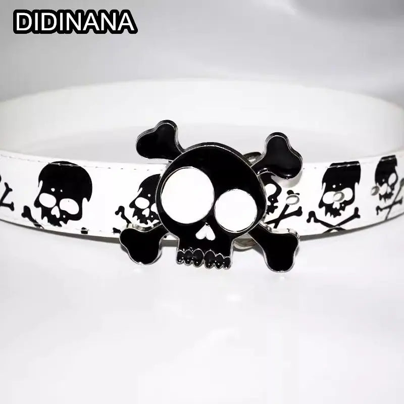 Women Men Gothic punk Harajuku belt men's belt Millennium y2k Spicy Girl Couple Style Lovers style rivet Goth Belts Gift