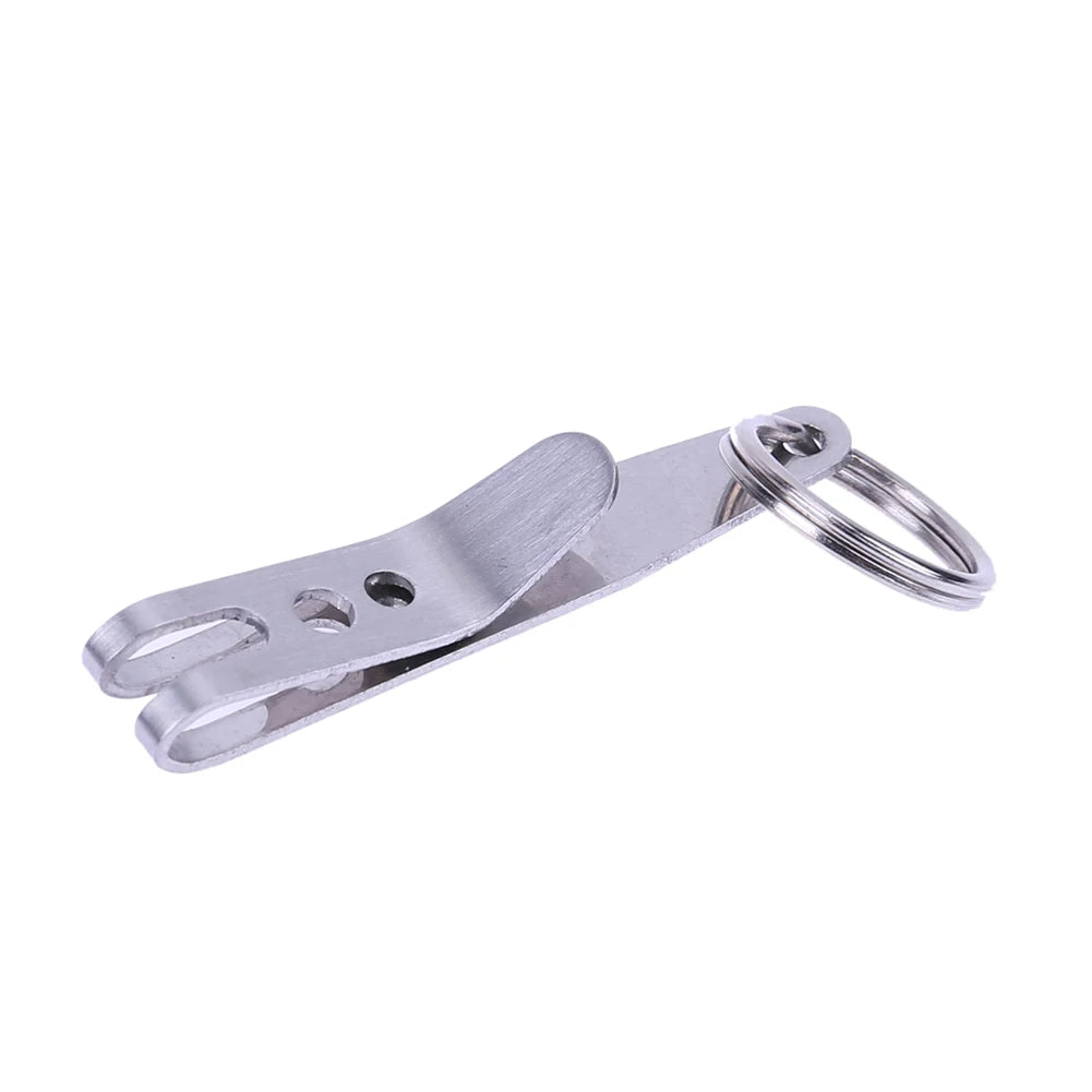 1-5pcs Mini Edc Gear Pocket Suspension Clip Hanger Tool Key Ring Keychain Buckles Mini Clips Camping Hiking Outdoor Tools