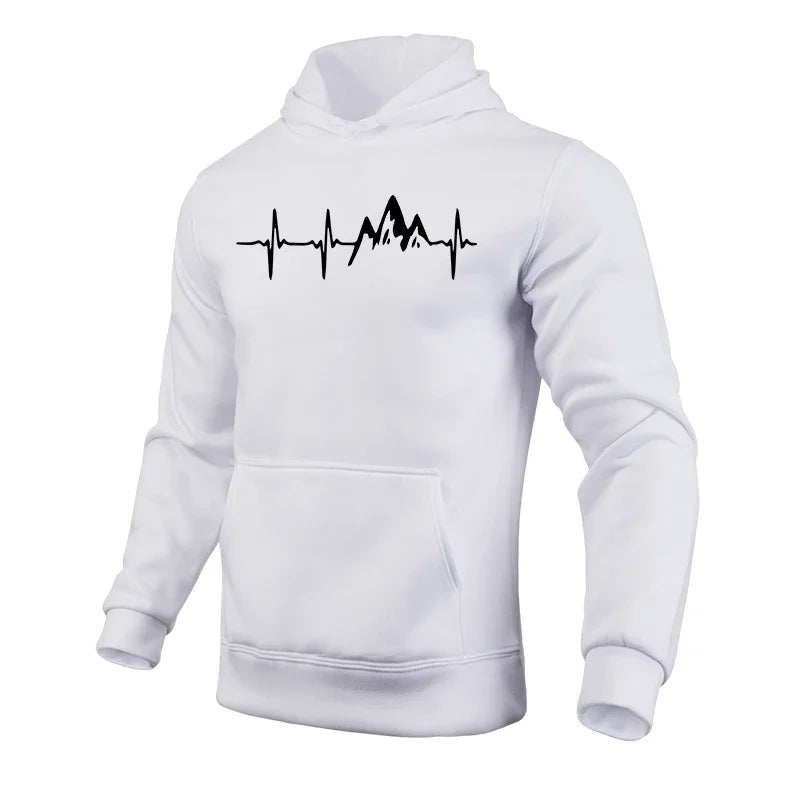 2025 New Arrival Men's Hoodies All Season Daily Casual Sports Hooded Sweatshirts Male Home Outdoor Comfort Jogging Pullover