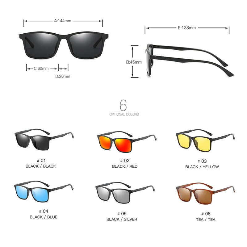 Polarized Men Sunglasses 2022 Luxury Brand Designer Fishing Sun Glasses Sports Driving Goggles Outdoor Travel Oculos De Sol