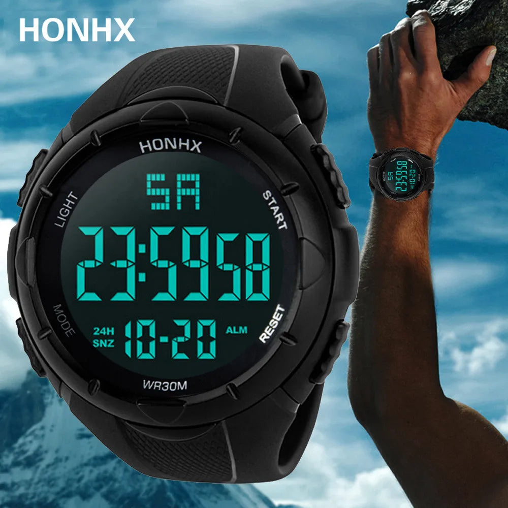 Military Digital Watches Men Luxury Brand Luminous Waterproof Sport Watches For Men Male Electronic Wrist Watches Montre Homme