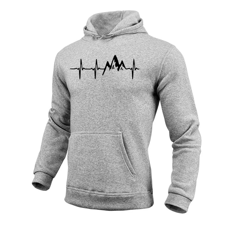 2025 New Arrival Men's Hoodies All Season Daily Casual Sports Hooded Sweatshirts Male Home Outdoor Comfort Jogging Pullover
