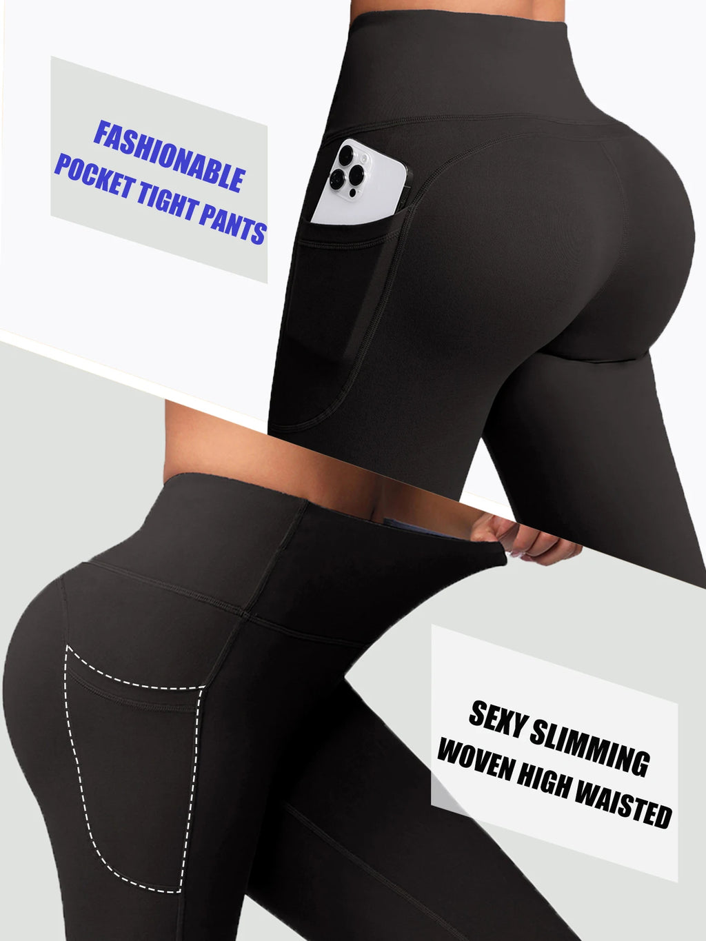 S-2XL Autumn Pockets Gym Leggings Women Push Up High Waist Running Outdoors Sports Leggings Women Activewear Stretch Pants