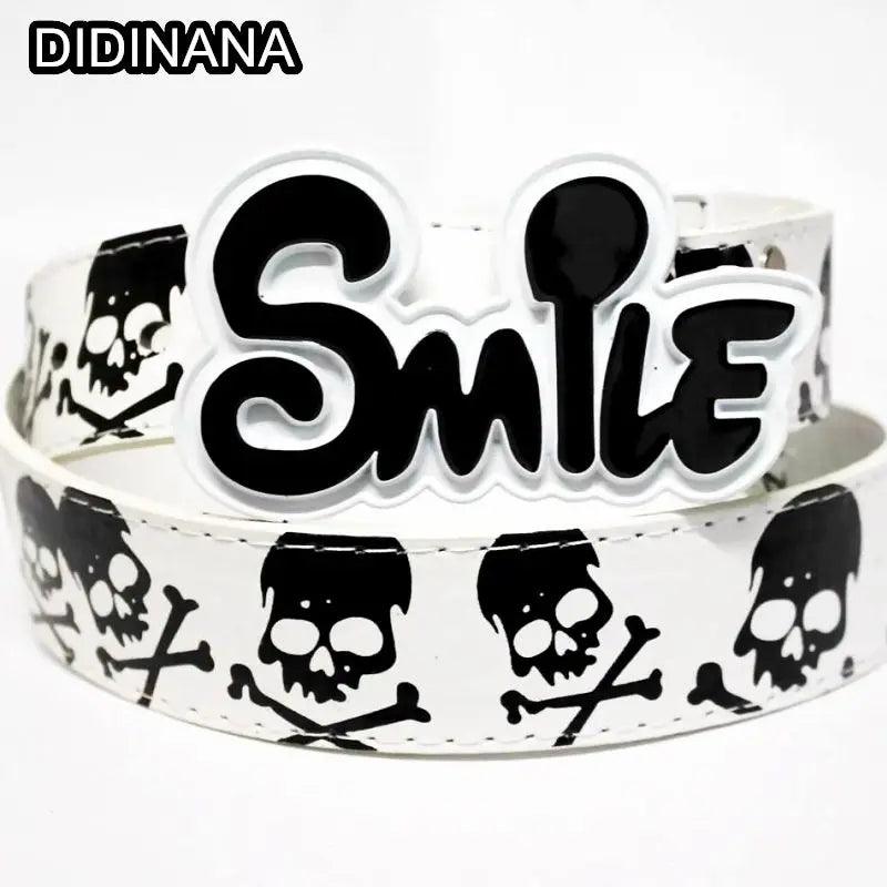 Women Men Gothic punk Harajuku belt men's belt Millennium y2k Spicy Girl Couple Style Lovers style rivet Goth Belts Gift