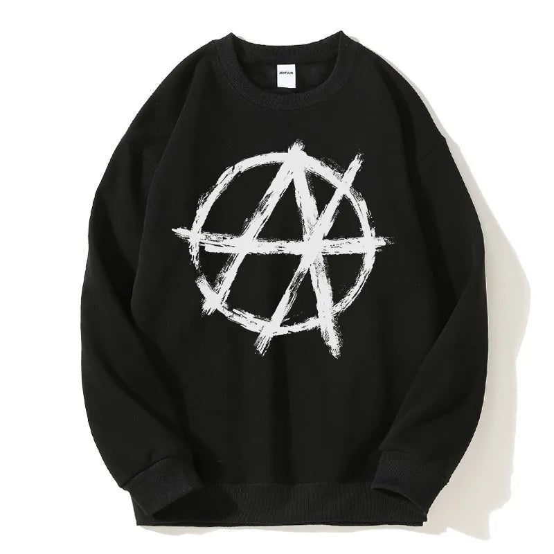 Harajuku Oversized Streetwear Zipper Pullover Men's Hoodies Antihype Graphic Zip Up Hooded Sweatshirt Hip Hop Aesthetic Goth Y2k