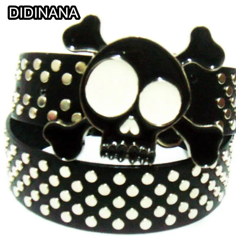 Women Men Gothic punk Harajuku belt men's belt Millennium y2k Spicy Girl Couple Style Lovers style rivet Goth Belts Gift